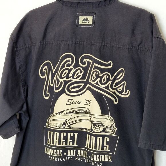 Mac Tools Street Rods Button Down Shirt Size 2X - Picture 5 of 6